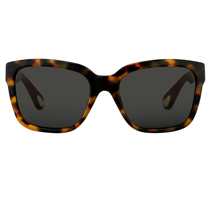 Ann Demeulemeester AD/9/2 Sunglasses D-Frame Tortoise 925 Real Silver LADIES