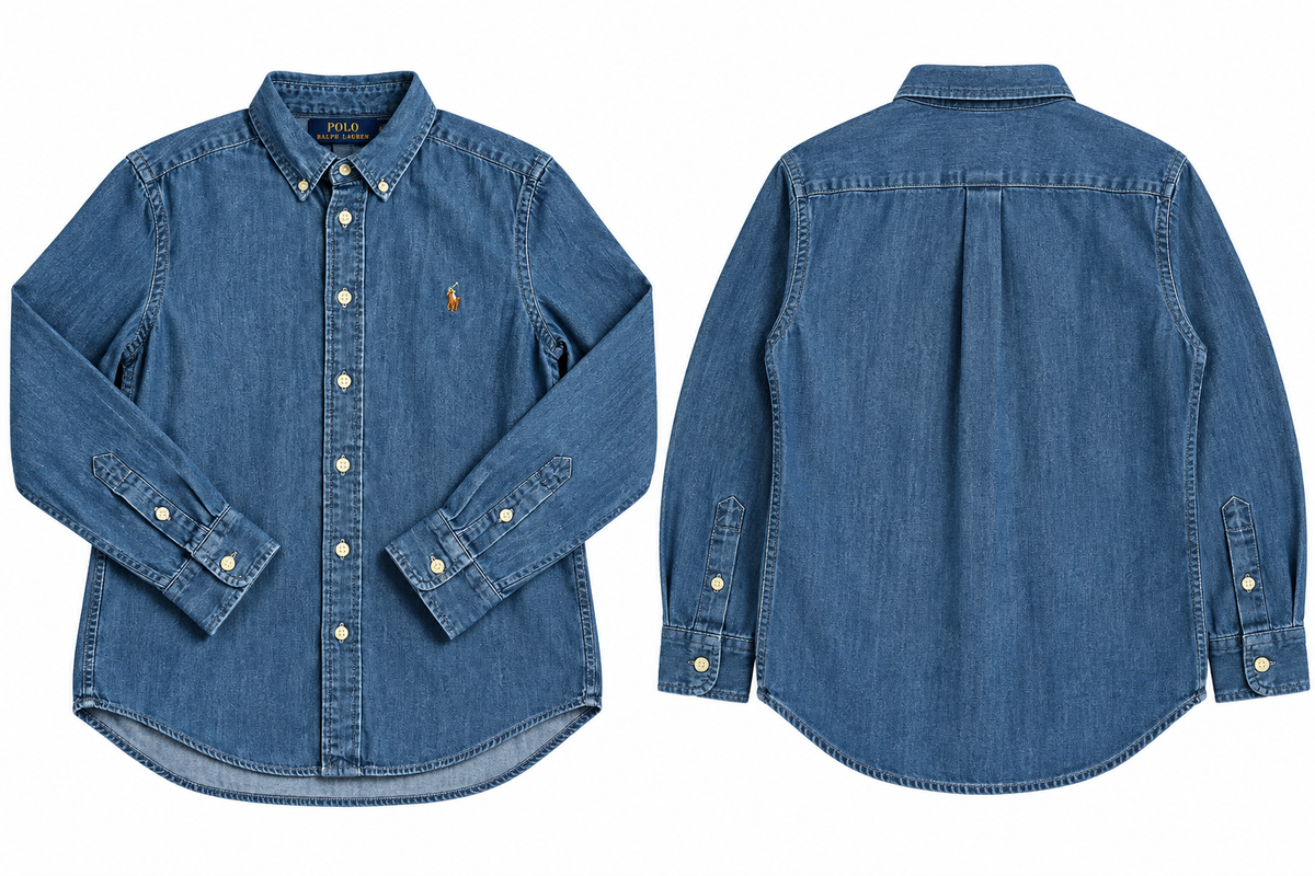 Polo Ralph Lauren Boys Denim Shirt M 10-12 years children