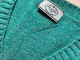 Prada Cashmere & Virgin Wool V-Neck Sweater IT 38 (UK 6 / US 2 / XS) ladies