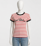 Chez Valentino cotton jersey T-shirt ladies