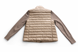 Moncler Cardigan Tricot Virgin Wool Sleeves Jacket in Blush Size M medium ladies