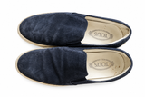 Tod’s Men’s Navy Suede Slip-On Loafers / Moccasins – Size 8 // 42 men