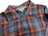 BONPOINT BOYS RED & BLUE COTTON CHECK SHIRT SIZE 4 YEARS. CHILDREN