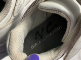 Skechers White Hook & Loop Trainers – Kids EU 31 / UK 12.5 / US 13.5 (19.5 cm) children