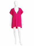 ERES Renée Relaxed V-Neck Cover-Up Dress ladies