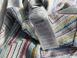 Missoni Multicolour Chevron Zig Zag Knit Midi Dress – Size I 44 ladies
