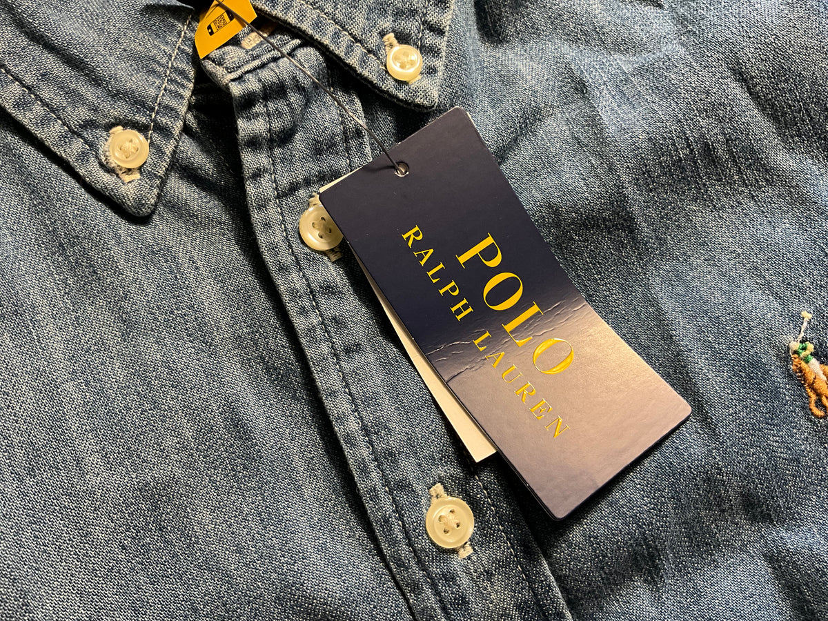 Polo Ralph Lauren Boys Denim Shirt M 10-12 years children