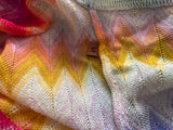 Missoni Zigzag Crochet-Knit Kaftan Cover-Up Dress ladies