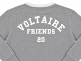 Zadig & Voltaire Watson Grey Logo Print Sweatshirt – Size S ladies