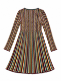 M Missoni Limited Striped Knit Dress ladies