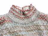 Missoni Metallic Knit Sequins Sleeveless Dress – Size 42 ladies