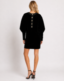 Chanel 2020 Black Velvet Dress Size F 34 UK 6 US 2 ladies