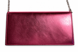 Christian Louboutin Loubi54 Metallic Pink Patent Leather Crossbody Clutch Bag ladies