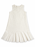 Ermanno Scervino White Lace Mini Dress size I 40 UK 8 US 4 ladies