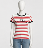 Chez Valentino cotton jersey T-shirt ladies