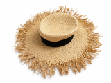 Chanel 2019 Runway Raffia Wide-Brim Hat – Size M ladies