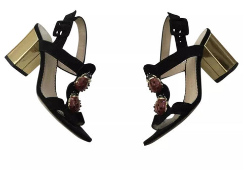 Charlotte Olympia Gala t-strap suede ladybug sandals Shoes Ladies