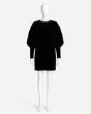 Chanel 2020 Black Velvet Dress Size F 34 UK 6 US 2 ladies