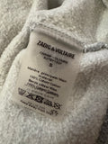 Zadig & Voltaire Champ Voltaire Sweater Sweatshirt In Grey Size S small ladies