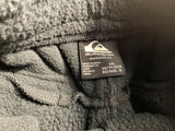 Quiksilver Kids Black Fleece Panelled Joggers size XS 8 years children