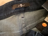 7 For All Mankind - Aubrey Slim Illusion Luxe Los Feliz Crystals all Over Jeans size 29 ladies