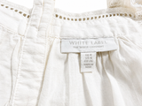 The White Company Woman Broderie Anglaise White Blouse ~Top size UK 8 S small ladies