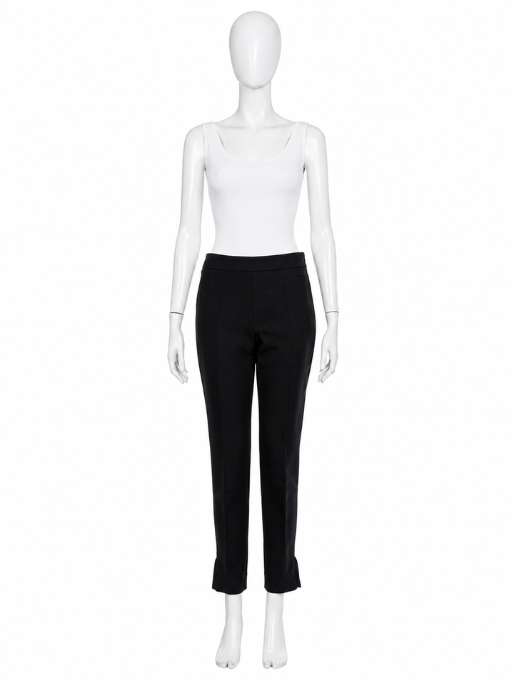 Tom Ford Black Wool Tailored Trousers – Size 40 ladies