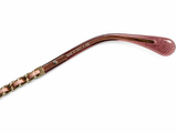 CHANEL Pink Leather CC Aviator Pilot Winter Sunglasses - 4219