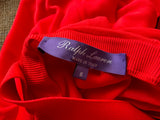 Ralph Lauren Collection Cut Out Red long maxi dress Size US 6 UK 10 ladies