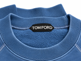 Tom Ford Blue Cotton Crewneck Sweatshirt men