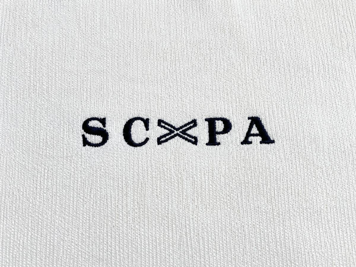 SC×PA Women’s White Cotton Sweatshirt ladies