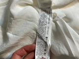 Zara WHITE SHORT RAMIE DRESS REF 2731/063 SIZE S small ladies