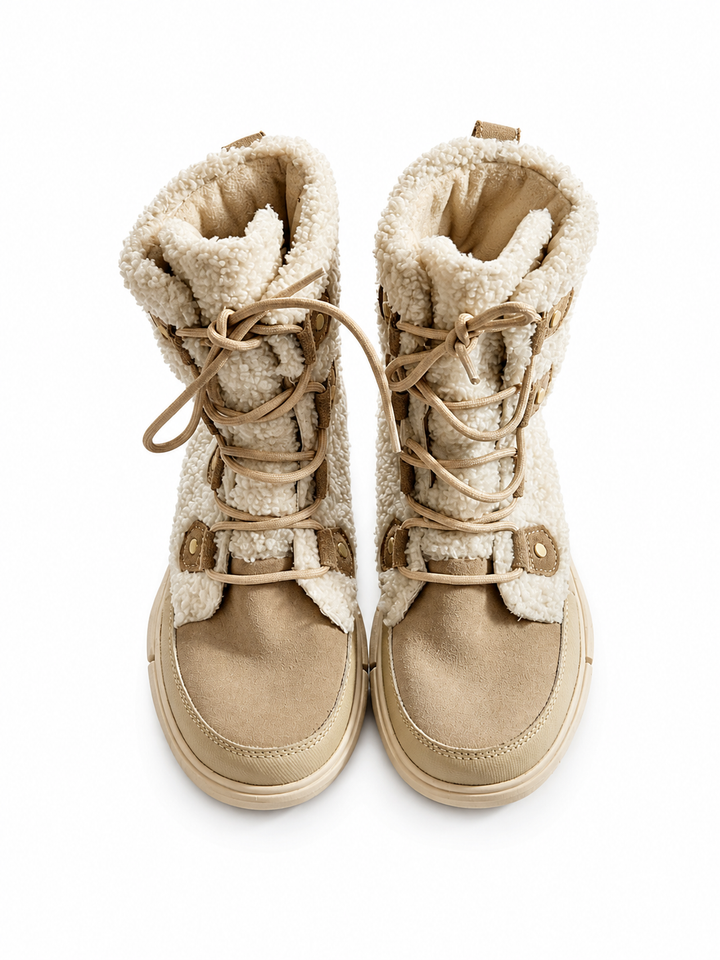 SOREL Suede & Faux Fur Winter Boots size 39 UK 6 US 8 LADIES