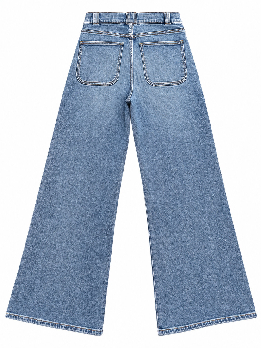 FRAME Modern Pocket High-Waisted Wide-Leg Jeans – Carpenter Wash ladies
