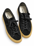 Tom Ford Black Suede Low-Top Trainers with Gum Soles – Size 8½ / EU 41.5 men