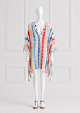 Missoni Zigzag Crochet-Knit Kaftan Cover-Up Dress ladies