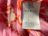 Valentino Garavani abstract print pleated midi skirt Size I 40 UK 8 US 4 S small ladies