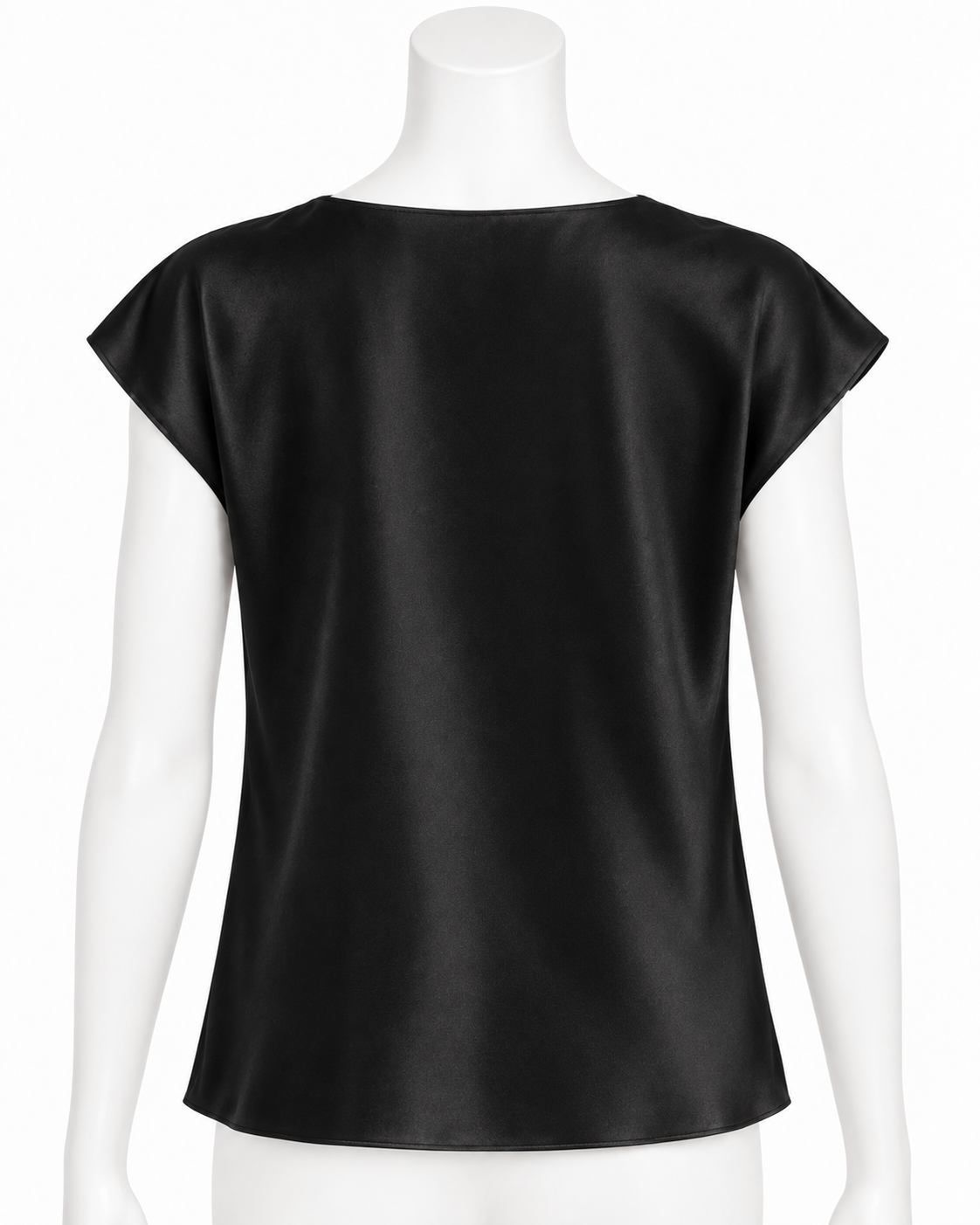 Vince Black Silk Cowl Neck Blouse size L ladies