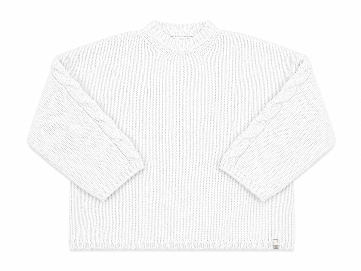 Herno White Cashmere Knit Jumper size 38 ladies