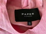 PAPER London Tent In Pink Linen Dress Size US 2 UK 6 ladies