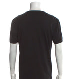 Dolce & Gabbana plaque V neck black T shirt size I 50 men