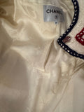 AMAZING CHANEL HAMBURG MÉTIERS D’ ART TWEED BOUCLE JACKET SIZE F 38 LADIES