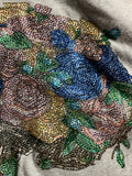 Zadig & Voltaire Skull Flower Strass Grey T-Shirt – Size S ladies