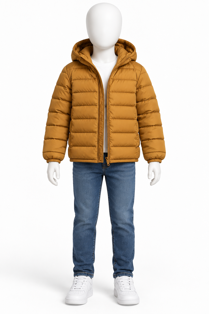 Uniqlo Kids Puffertech Hooded Jacket – Age 7–8 years children