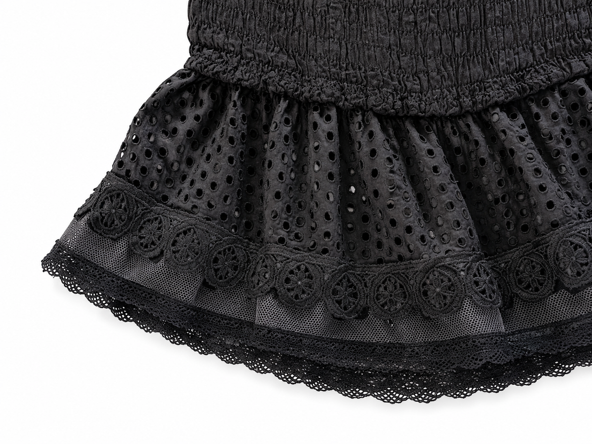 SUNDAY SAINT-TROPEZ MINI SHORTS BLACK ONE SIZE FITS ALL LADIES