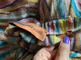 Missoni Mare Striped Metallic Knit Jumpsuit – Size IT 42 ladies
