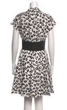 Alaïa Leopard Print Mini Dress with Signature Belt – FR 38