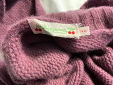 Bonpoint Girls 100% Cashmere Cable Knit Turtleneck Jumper – Size 14 Years children