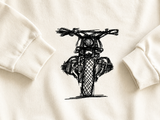 Il Gufo Motorcycle Graphic Sweatshirt Cream 3 Years children