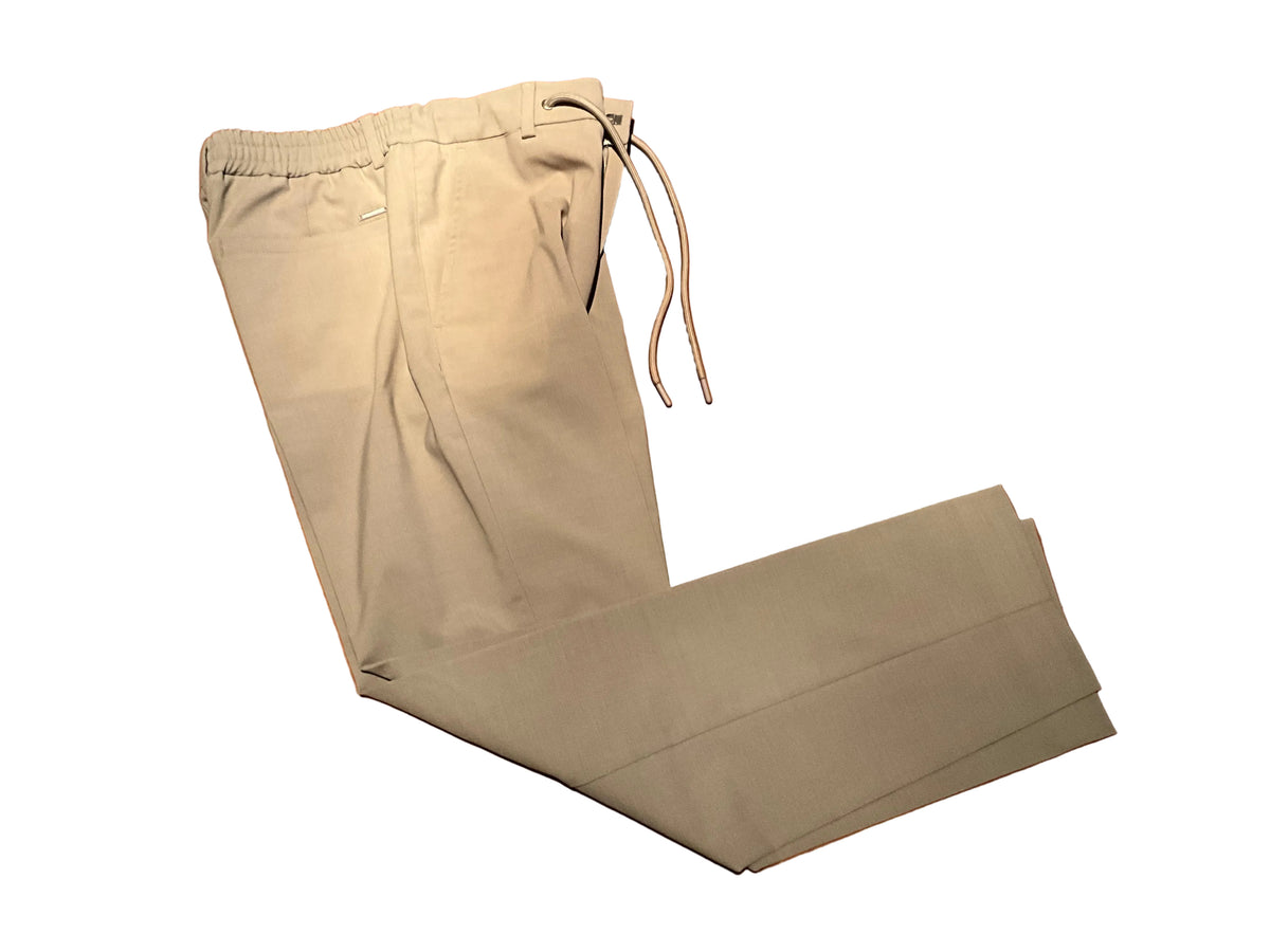 Alphatauri Men's Natural Trouser Joggers in virgin wool blend size M medium men